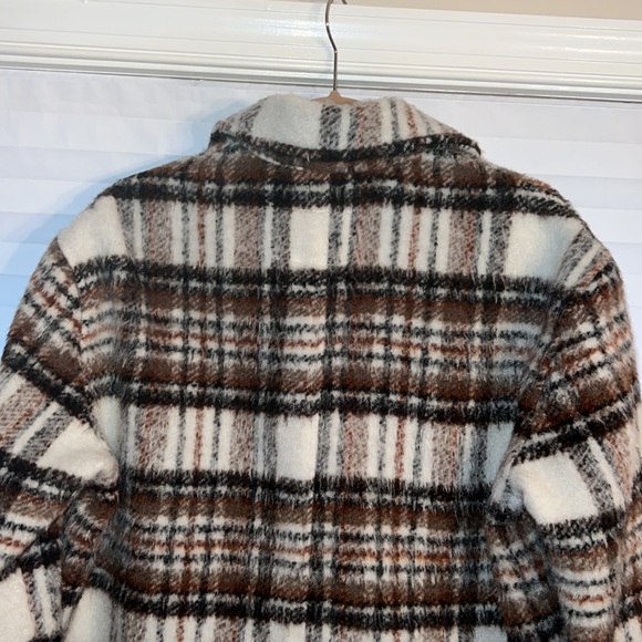 Blank NYC Cassie Plaid Shacket Size Medium - Picture 9 of 15